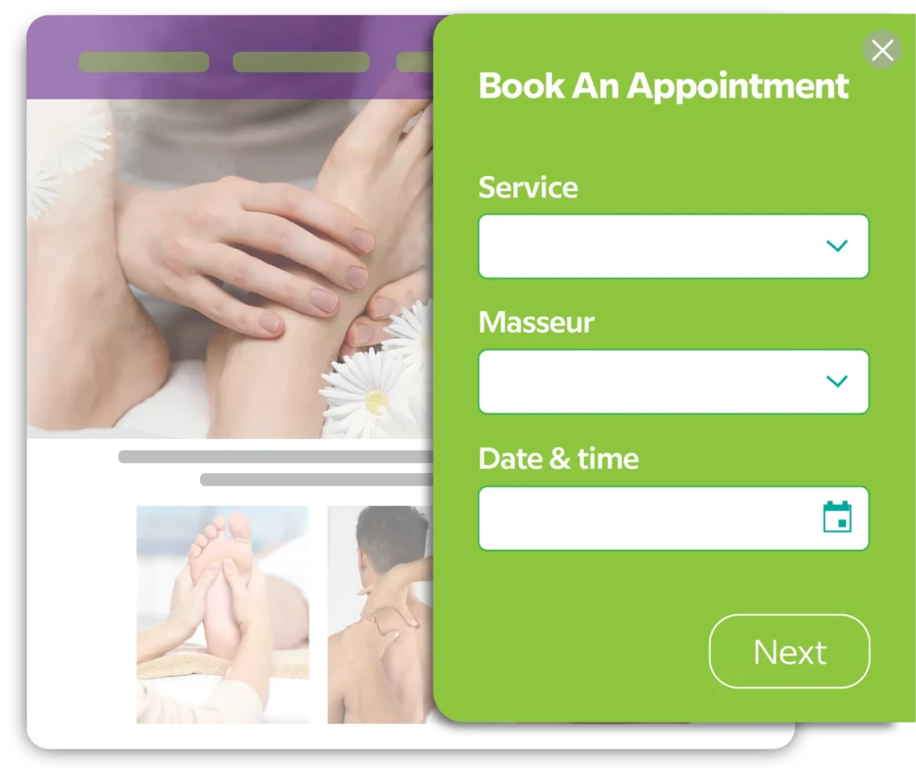Appointment popup