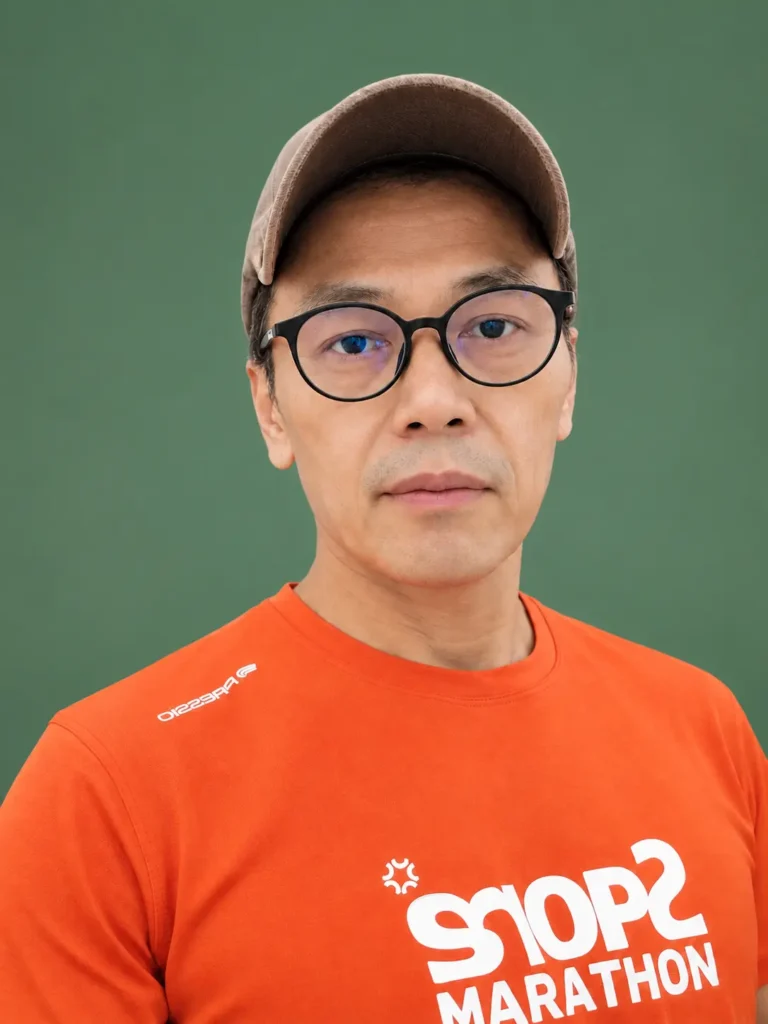 Tommy Chong, founder of Appserved, wearing glasses and a cap against a sage green background.